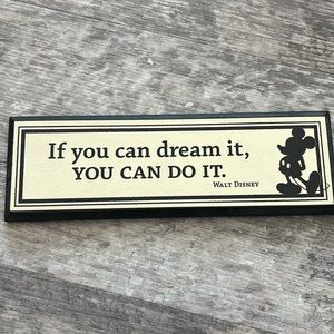 Disney Plaque